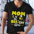 Mom Of The Bee Day Girl Party Birthday Sweet Men V-Neck Tshirt