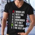 Motorbike Gears Joke | Biker Motorcycle Rider | Mens Men V-Neck Tshirt