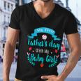 My 1St Fathers Day Baby Girl Men V-Neck Tshirt