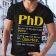 Phd Graduate Phd Graduation Doctorate Degree Definition Men V-Neck Tshirt
