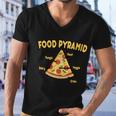 Pizza Food Pyramid Men V-Neck Tshirt