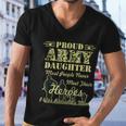 Proud Army Daughter Gift Men V-Neck Tshirt