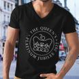 Queen Elizabeth Ii Platinum Jubilee 2022 Tshirt Men V-Neck Tshirt