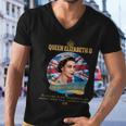 Queens Platinum Jubilee Celebration Men V-Neck Tshirt