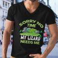 Reptile Lover Lizard Gift Men V-Neck Tshirt