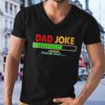 Retro Vintage Dad Joke And Loading Please Wait For Men Dad Gift Men V-Neck Tshirt