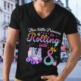 Roller Skate 8Th Birthday Shirt 8 Year Old Girl Party Outfit Men V-Neck Tshirt