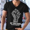 Say Their Names Blacklivesmatter Tshirt Men V-Neck Tshirt