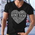 Science Teacher Heart Proud Science Teaching Design Men V-Neck Tshirt