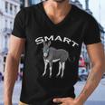 Smart Donkey Lover Sarcastic Adult Humor Blue Glasses Gift Men V-Neck Tshirt