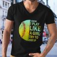 Softball Shirts For Girls | Softball Tshirt Men V-Neck Tshirt