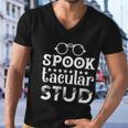 Spook Tacular Stud Halloween Quote Men V-Neck Tshirt