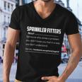 Sprinkler Fitters Definition Fire Sprinkler Water Men V-Neck Tshirt