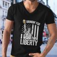 Statue Of Liberty Funny 4Th Of July American Flag Men V-Neck Tshirt