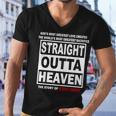 Straight Outta Heaven Men V-Neck Tshirt