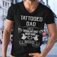 Tattooed Dad Like A Regular Dad Except More Of A Badass Tshirt Men V-Neck Tshirt