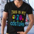 This Is My 70S Costume Tshirt Men V-Neck Tshirt