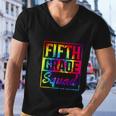 Tie Dye Fifth Grade Squad First Day Back To School Men V-Neck Tshirt