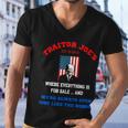 Traitor Joes Funny Anti Biden Men V-Neck Tshirt