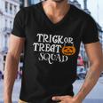 Trick Or Treat Squad Pumpkin Halloween Quote Men V-Neck Tshirt