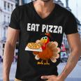 Turkey Eat Pizza Funny Tshirt Men V-Neck Tshirt