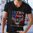 Ultra Mega Eagle 2022 Ultra Maga Tee American Flag Eagle Tshirt Men V-Neck Tshirt