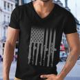 Us Gun Flag Tshirt Men V-Neck Tshirt