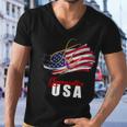 Usa Olympics Gymnastics Team Men V-Neck Tshirt