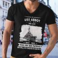 Uss Abbot Dd Men V-Neck Tshirt