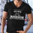 Uss Attu Cve V2 Men V-Neck Tshirt