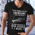 Uss Essex Cv 9 Sunset Men V-Neck Tshirt