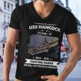 Uss Hancock Cva 19 Cv 19 Front Style Men V-Neck Tshirt