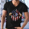 Uss Intrepid Cv V2 Men V-Neck Tshirt