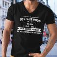 Uss Isherwood Dd Men V-Neck Tshirt