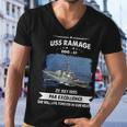 Uss Ramage Ddg V2 Men V-Neck Tshirt