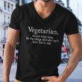 Vegetarian Funny Men V-Neck Tshirt