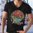 Vintage 1962 Birthday 60 Years Of Being Awesome Emblem Men V-Neck Tshirt