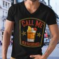 Vintage Call Me Old Fashioned Whiskey Men V-Neck Tshirt