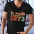 Vintage Retro Tropical Pro Choice Men V-Neck Tshirt