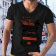 When Witches Go Riding An Black Cats Are Seen Moon Halloween Quote V3 Men V-Neck Tshirt