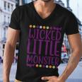 Wicked Little Monster Halloween Quote Men V-Neck Tshirt