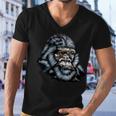 Wildlife - Big Face Gorilla Portrait Men V-Neck Tshirt