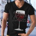 Wine Diva Men V-Neck Tshirt