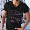 Witch Way To The Candy Halloween Quote V2 Men V-Neck Tshirt