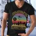 Wkrp Thanksgiving Turkey Drop Funny Retro Tshirt Men V-Neck Tshirt