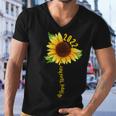 Womens Sunflower Retired Teacher Retirement 2022 Mom Mothers Day Men V-Neck Tshirt