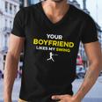 Your Boyfriend Likes My Swing Men V-Neck Tshirt