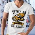 Concrete Laborer This Is How I Roll Funny Men V-Neck Tshirt