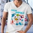 Ocean Animals Marine Creatures Under The Sea Gift Men V-Neck Tshirt