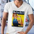 We Can Do It Rosie The Riveter Feminist Men V-Neck Tshirt